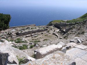 Isola di Santorini: l'antica città di Thera