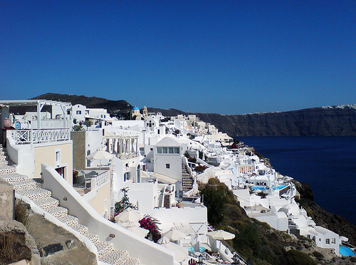 Isola di Santorini: il villaggio di Oia