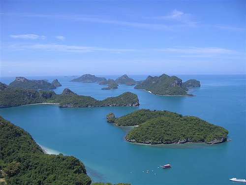 Koh Samui, Thailandia: il parco marino di Ang Thong