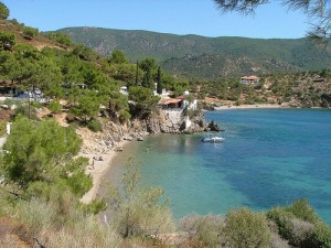 Spiagge di Lesvos, isola della Grecia