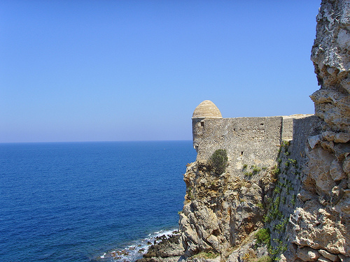 Il villaggio di Rethymno, sull'isola di Creta