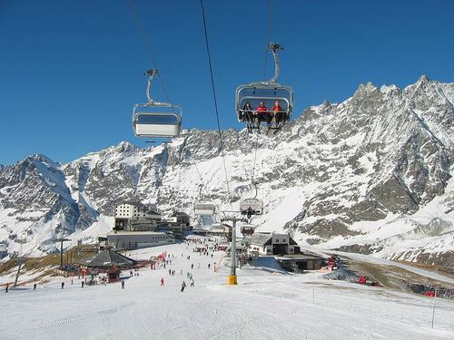 Sciare in Valle d'Aosta: Cervinia