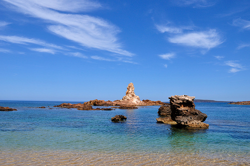 Le spiagge della zona nord di Minorca