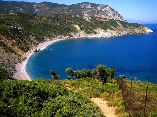 Le spiagge dell'isola di Skiathos, Grecia