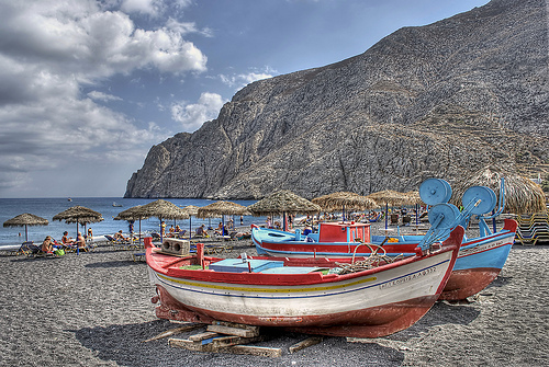 Spiagge Santorini: Perissa, Kamari e Monolithos