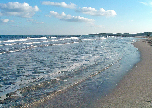 La spiaggia di Alimini, in Puglia