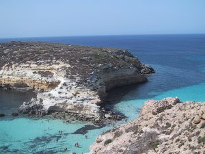 vacazne a Isola dei Conigli, Lampedusa